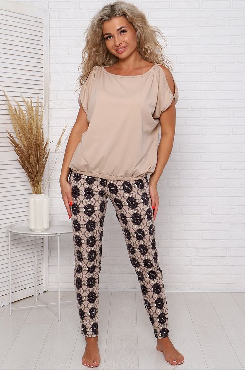 Женский хлопковый костюм Палитра Текстиль