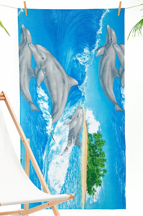 Полотенце пляжное вафельное 80Х150 АртДизайн