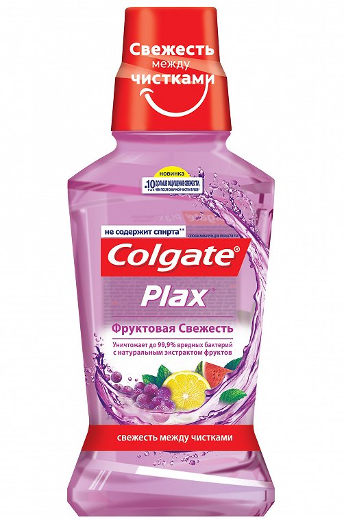 Ополаскиватель для полости рта PLAX фруктовая свежесть 250 мл Colgate