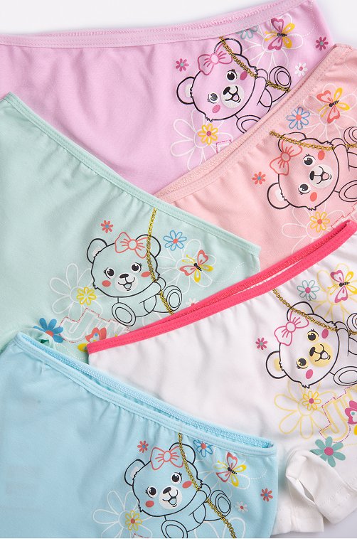 Трусы для девочки 5шт. Pinolo