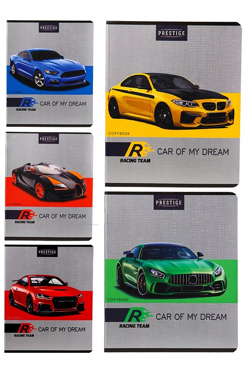 Набор тетрадей в клетку 48 л. 5 шт. Collezione