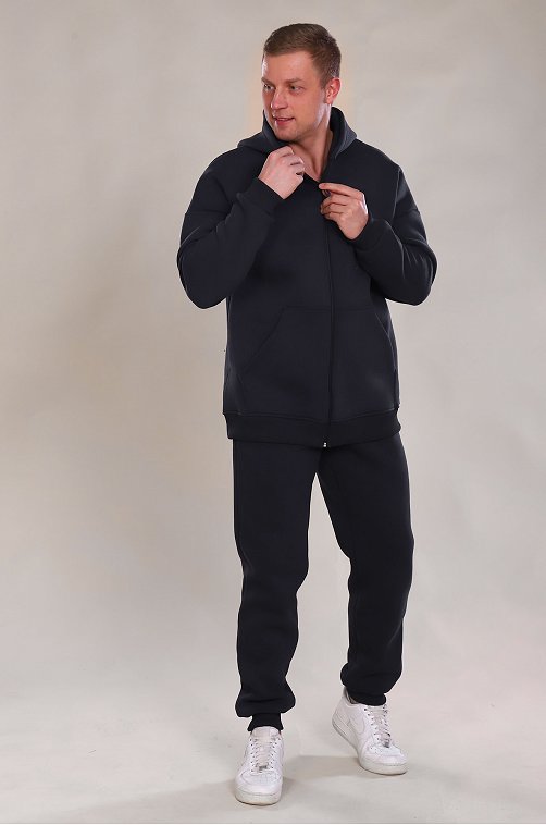 Теплый мужской костюм из футера трехнитки с начесом Руся