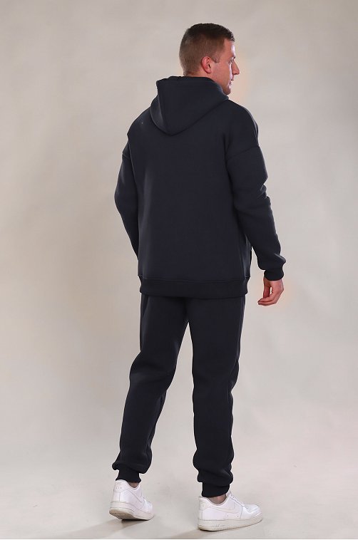 Теплый мужской костюм из футера трехнитки с начесом Руся