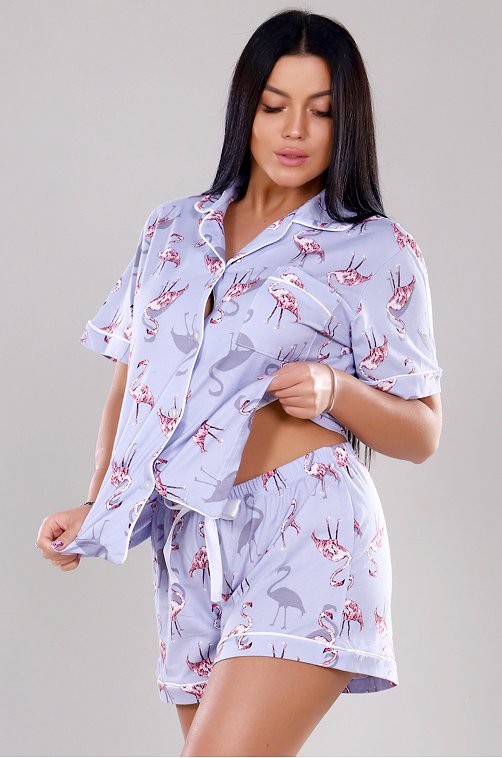 Женская пижама с шортами Руся