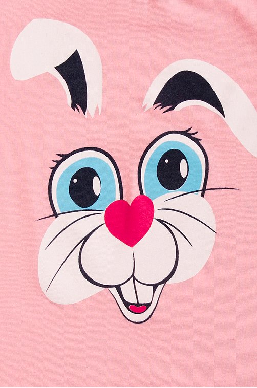 Футболка для девочки Веселый Супер Слоненок