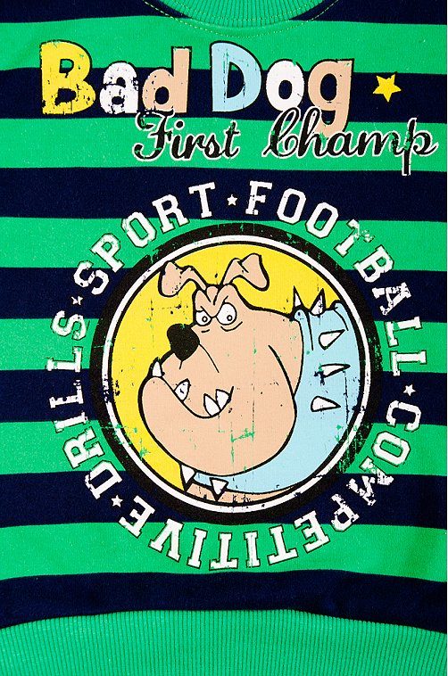 Лонгслив для мальчика Веселый Супер Слоненок