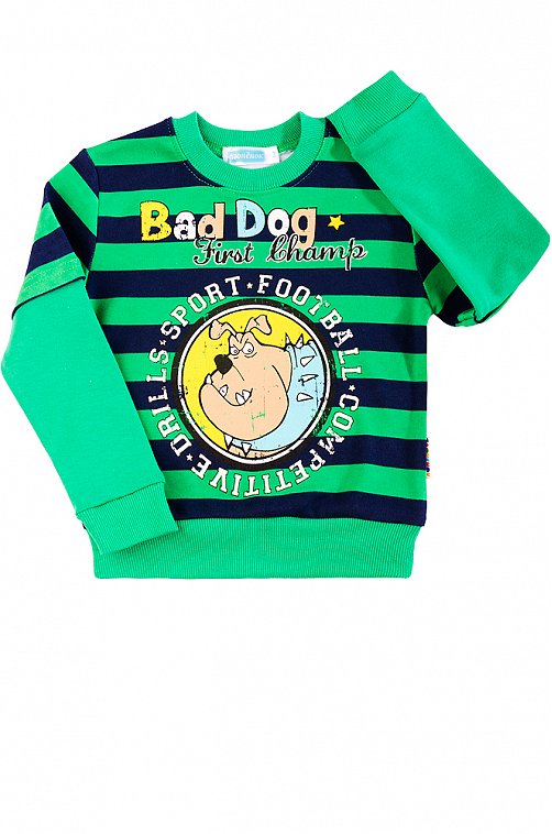 Лонгслив для мальчика Веселый Супер Слоненок