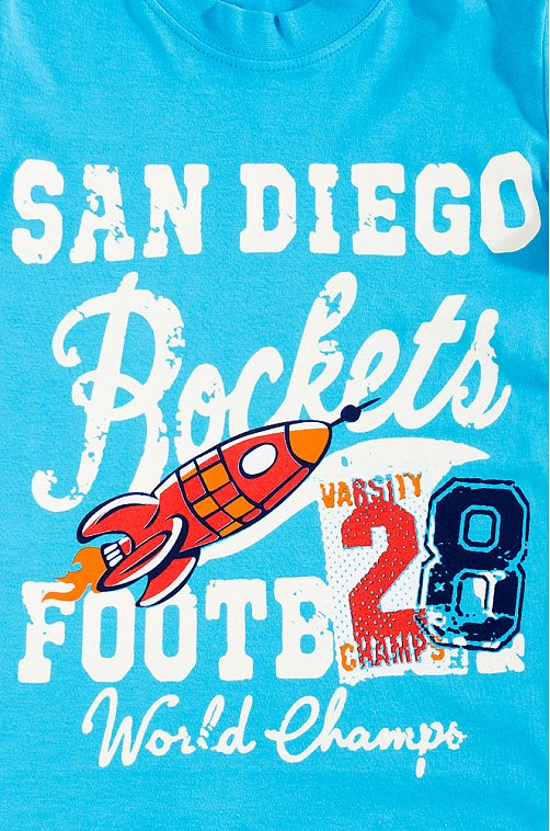 Футболка для мальчика Веселый Супер Слоненок