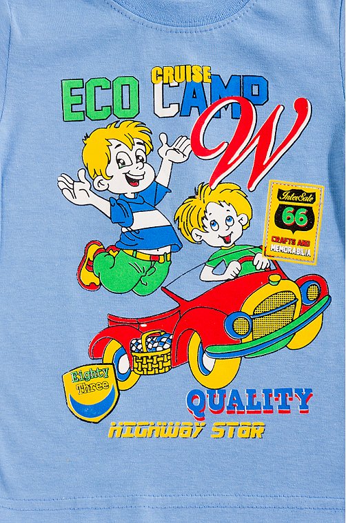 Футболка для мальчика Веселый Супер Слоненок