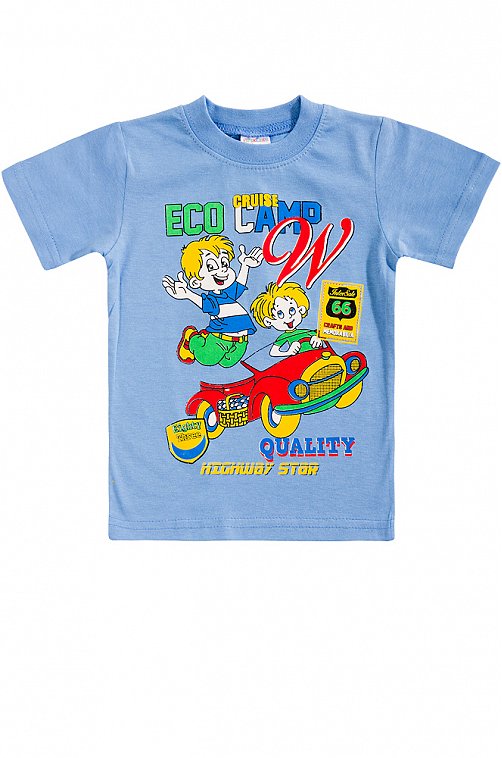 Футболка для мальчика Веселый Супер Слоненок