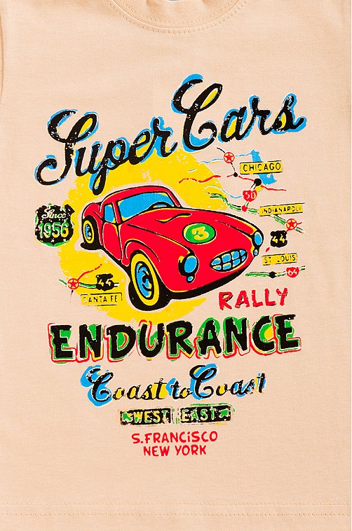 Футболка для мальчика Веселый Супер Слоненок