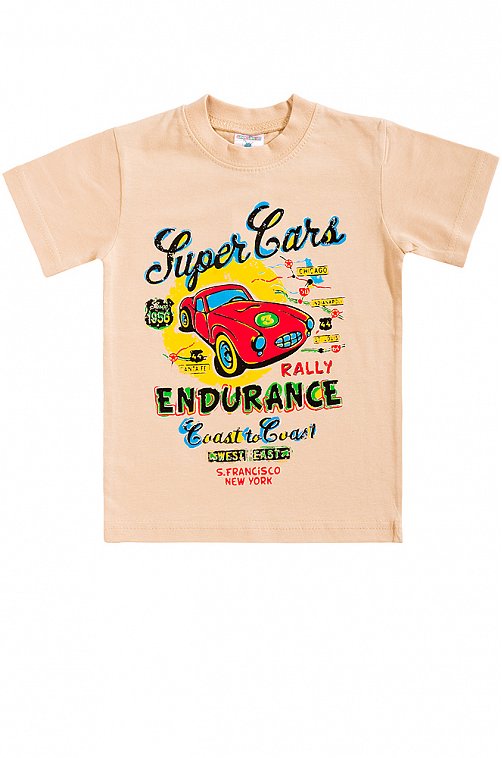 Футболка для мальчика Веселый Супер Слоненок