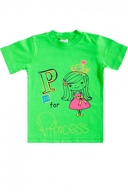 Футболка для девочки Веселый Супер Слоненок