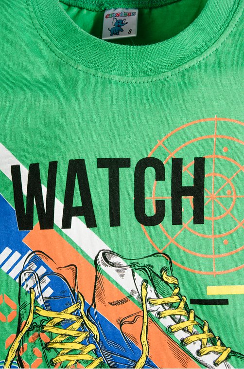 Футболка для мальчика Веселый Супер Слоненок