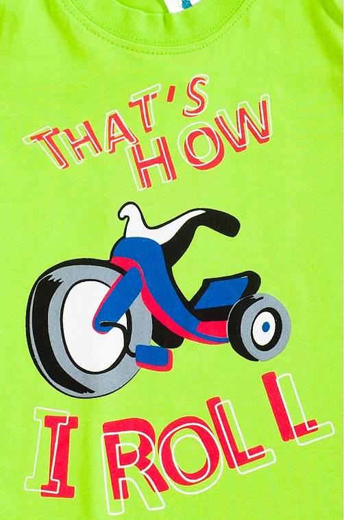 Футболка для мальчика Веселый Супер Слоненок