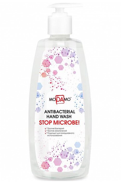 Мыло жидкое антибактериальное Стоп Микроб 520 мл Sanata Cosmetics