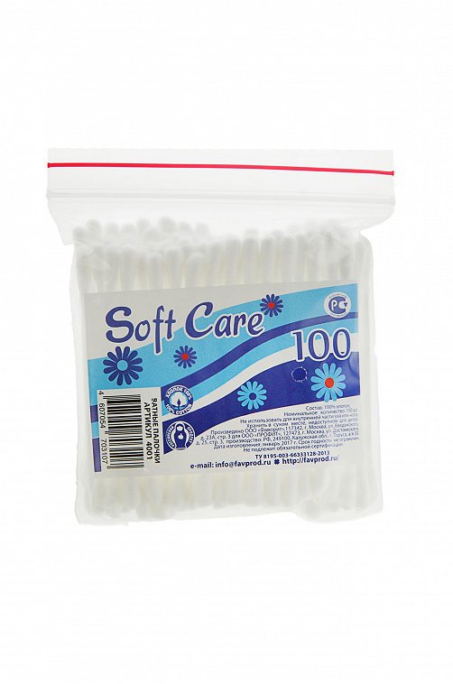 Ватные палочки 100 шт. Soft Care