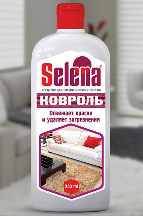 Ковроль для чистки ковров и мягкой мебели 250 мл Selena