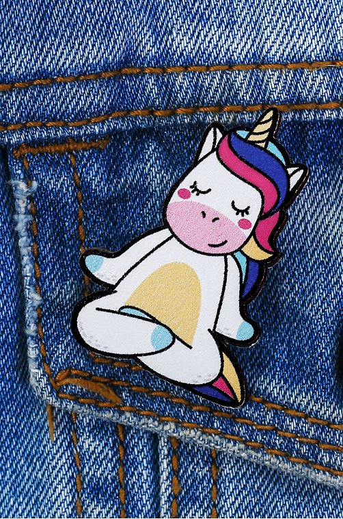 Значок антистресс с раскраской на подложке Micio