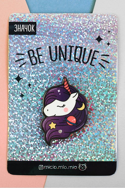 Значок акриловый на подложке Micio