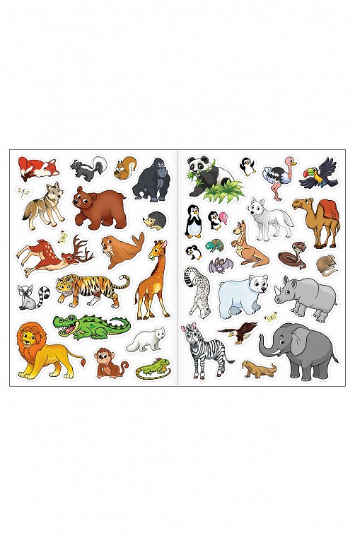 Набор наклеек многоразовых 2 шт. Буква-ленд