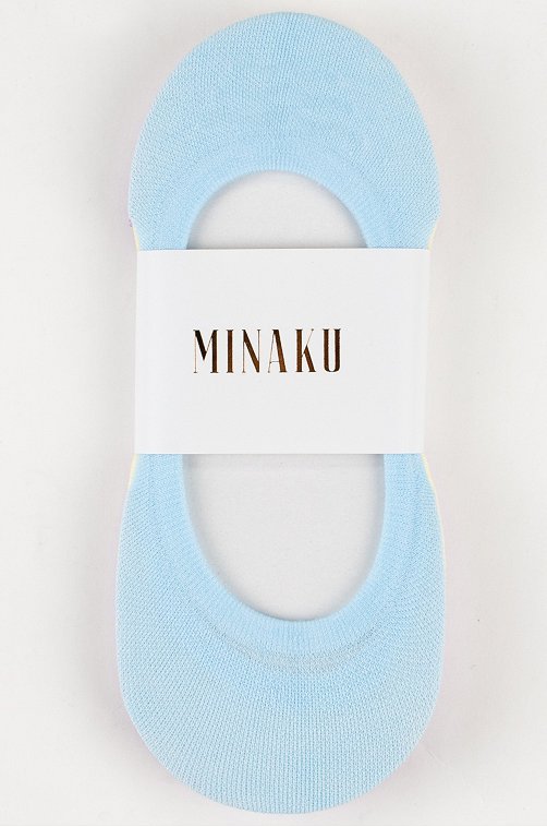 Набор женских носков-подследников 3 пары MINAKU