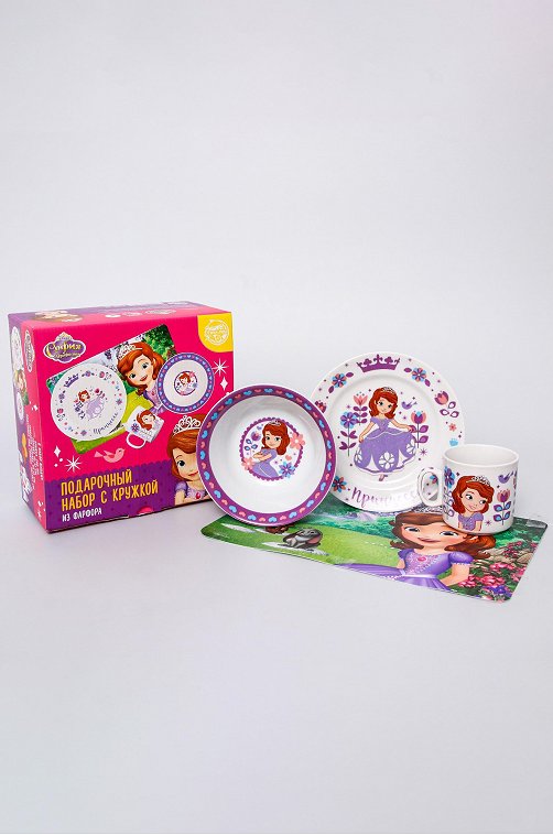 Набор детской посуды в подарочной коробке София Прекрасная Disney