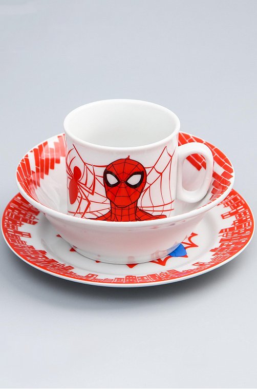Набор детской посуды в подарочной коробке Человек-паук Marvel