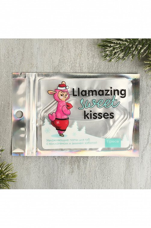 Патчи для губ Llamazing sweet kisses с коллагеном Beauty Fox