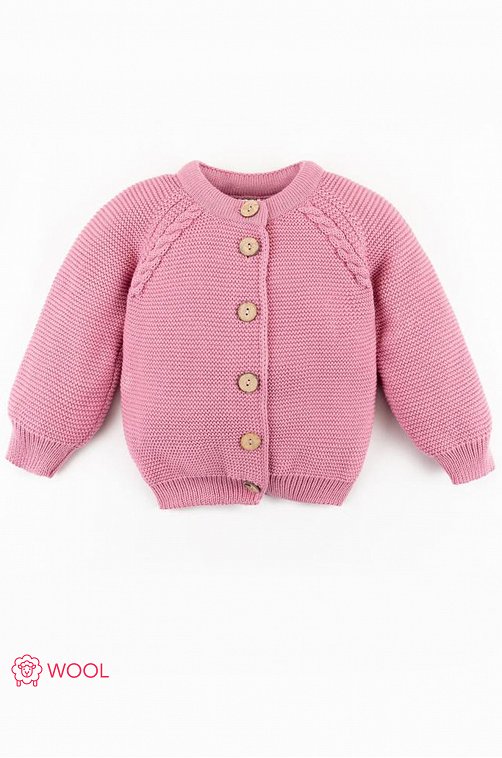 Утепленный джемпер для девочки Крошка Я