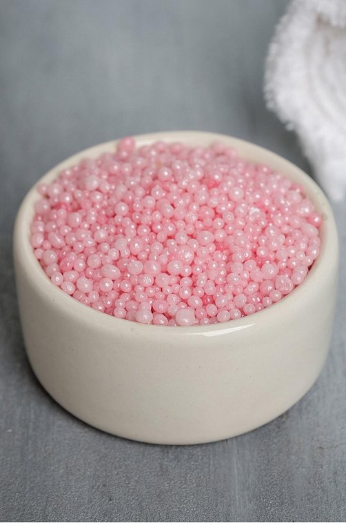 Соль для ванны в виде жемчуга с ягодным ароматом 75 гр Чистое счастье