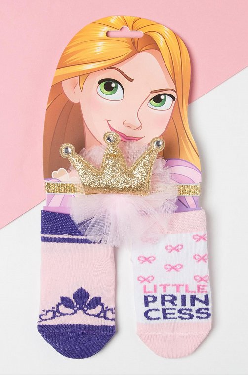 Набор повязка и носки для девочки 2 пары Disney