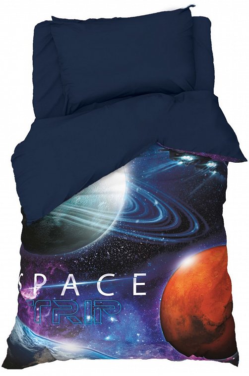 Детское постельное белье из бязи, 1,5 сп, наволочка 50*70 Этель