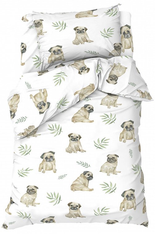 Детское постельное белье из бязи, 1,5 сп, наволочка 50*70 Этель