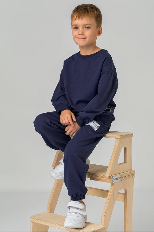 Костюм для мальчика из футера двухнитки Bonito