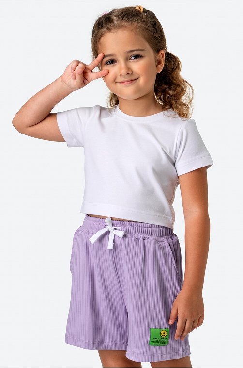 Шорты для девочки в рубчик Bonito