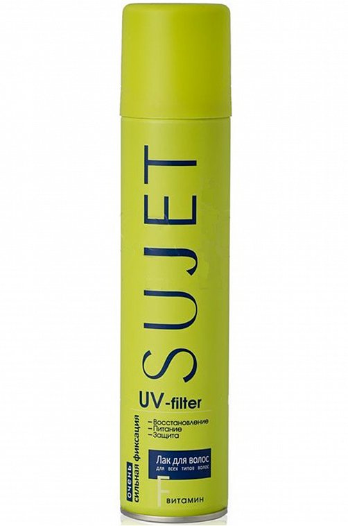 Лак для волос  UF-Filter очень сильная фиксация 180 мл Sujet