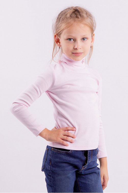 Водолазка для девочки Свiтанак 6613902 розовый купить оптом в HappyWear.ru