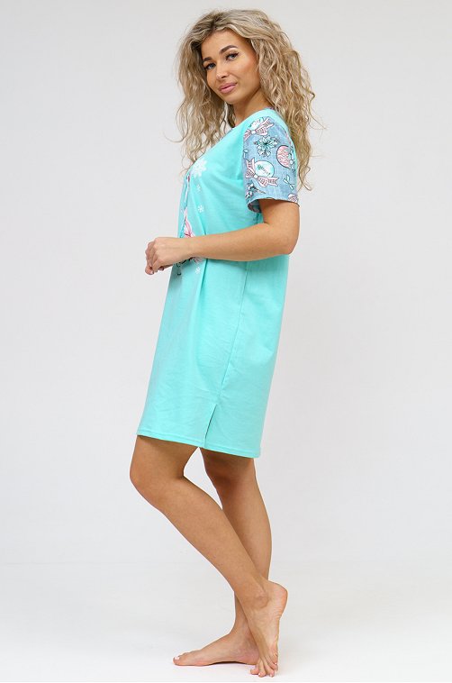 Женская хлопковая cорочка SveTekst