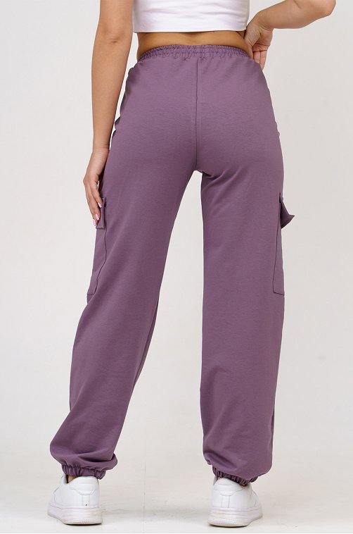 Женские брюки карго  из футера SveTekst