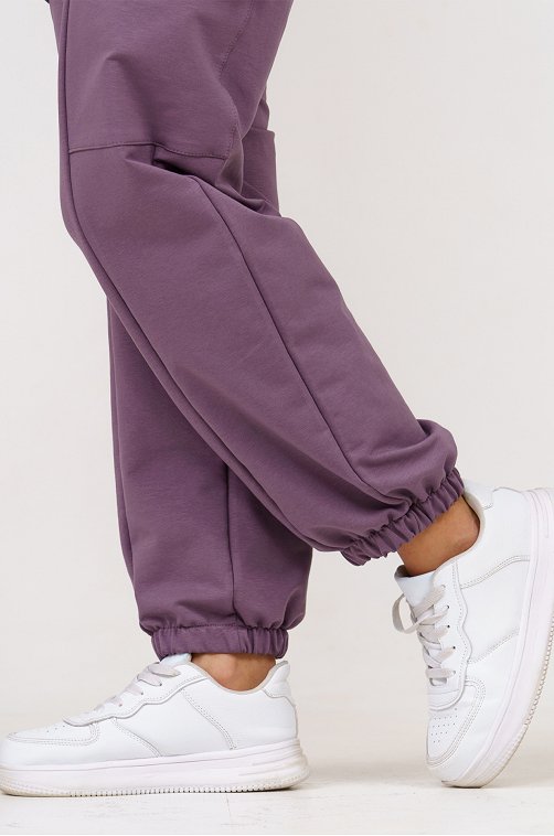 Женские брюки карго  из футера SveTekst