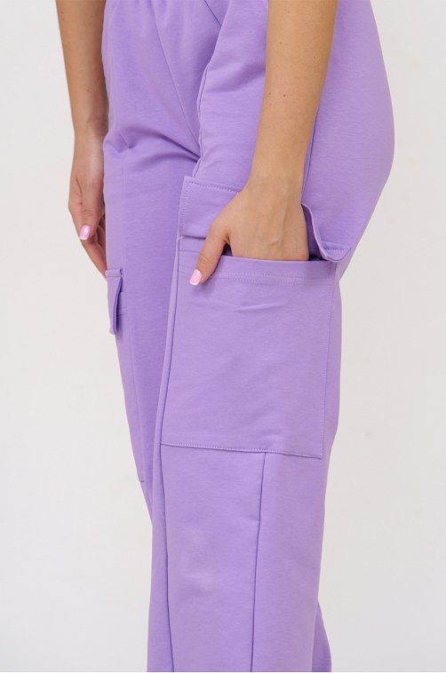 Женские брюки карго  из футера SveTekst