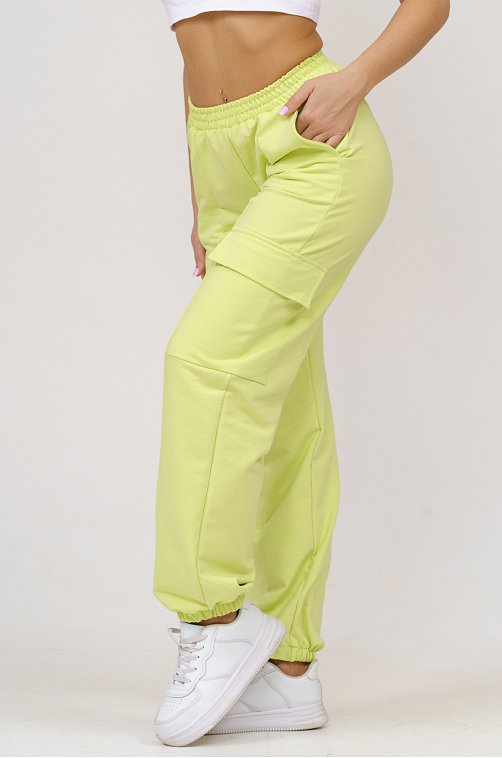 Женские брюки карго  из футера SveTekst