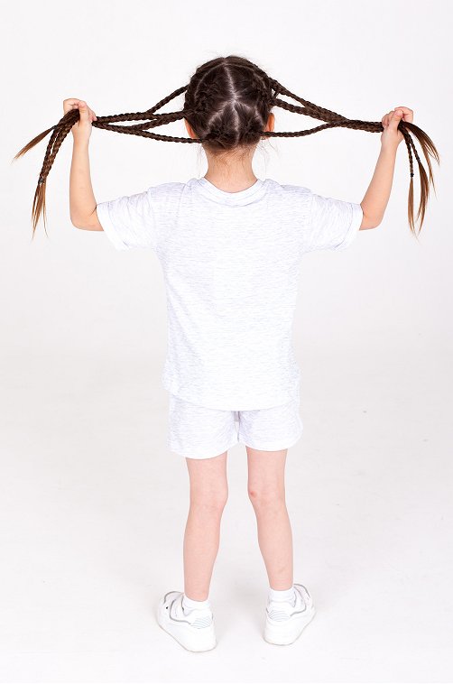 Хлопковая футболка для девочки Takro