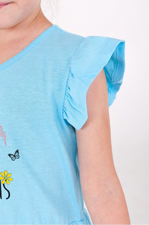 Летнее хлопковое платье для девочки Takro