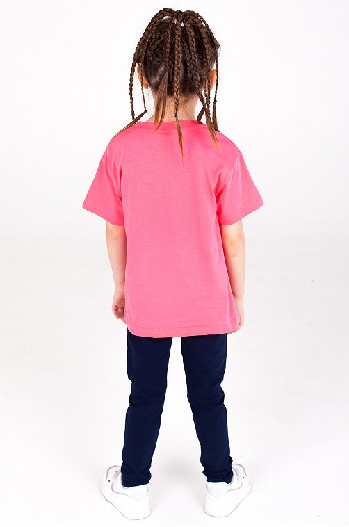 Хлопковая футболка для девочки Takro