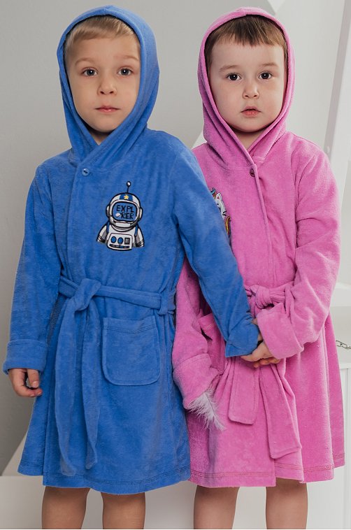 Махровый халат для мальчика Takro