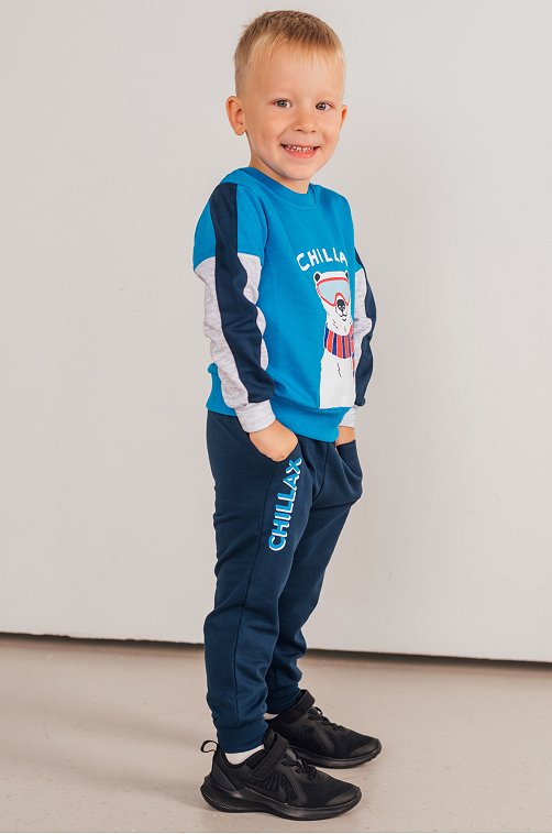 Брюки из футера для мальчика Takro