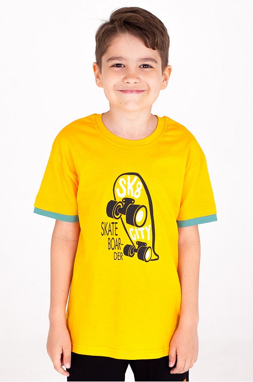 Хлопковая футболка для мальчика Takro