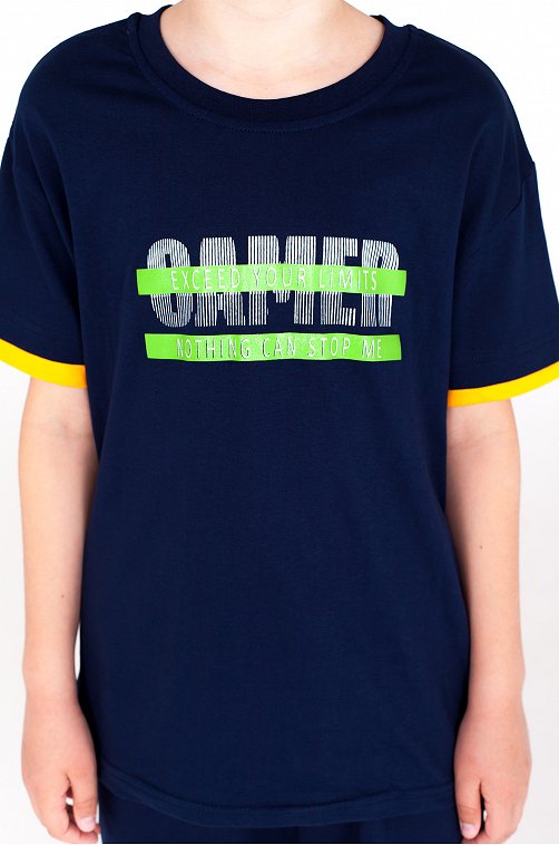 Хлопковая футболка для мальчика Takro